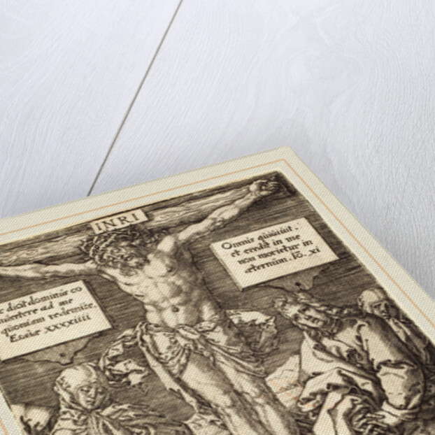 Christ on the Cross, 1553 by Heinrich Aldegrever