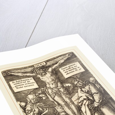 Christ on the Cross, 1553 by Heinrich Aldegrever
