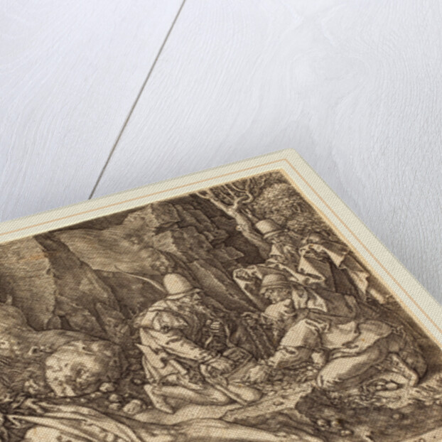 Traveler among Thieves, 1554 by Heinrich Aldegrever