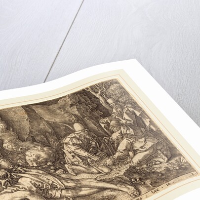 Traveler among Thieves, 1554 by Heinrich Aldegrever