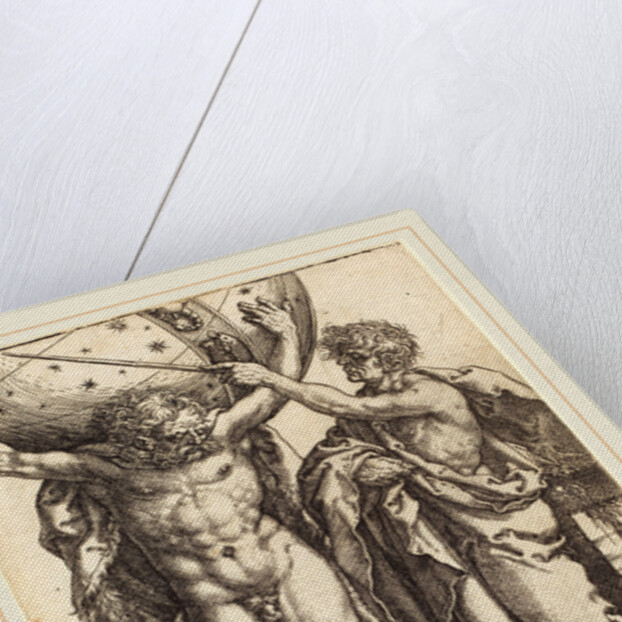 Hercules and Atlas, 1550, by Heinrich Aldegrever