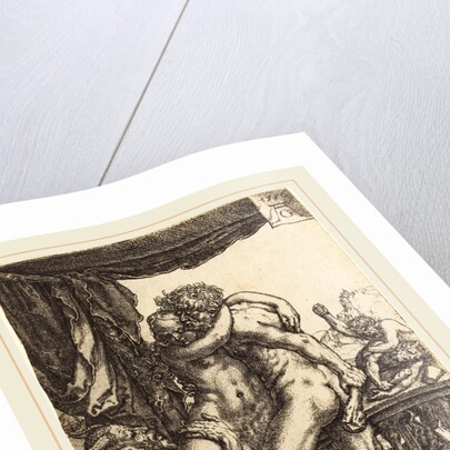Hercules Preventing the Centaurs from the Rape of Hippodamia, 1550, by Heinrich Aldegrever