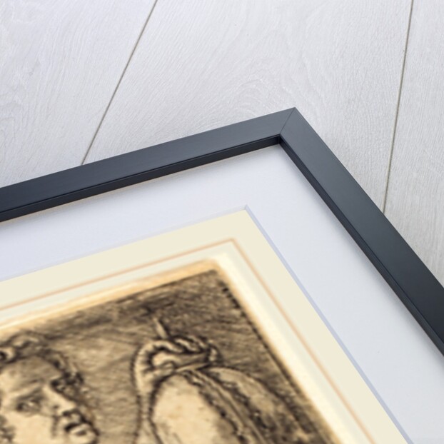 Naked Woman on an Armor by Barthel Beham