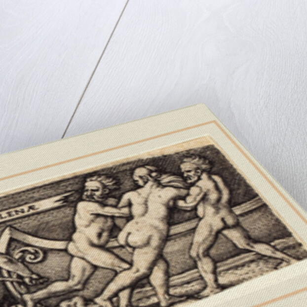 The Rape of Helena by Sebald Beham