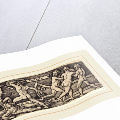 The Rape of Helena by Sebald Beham