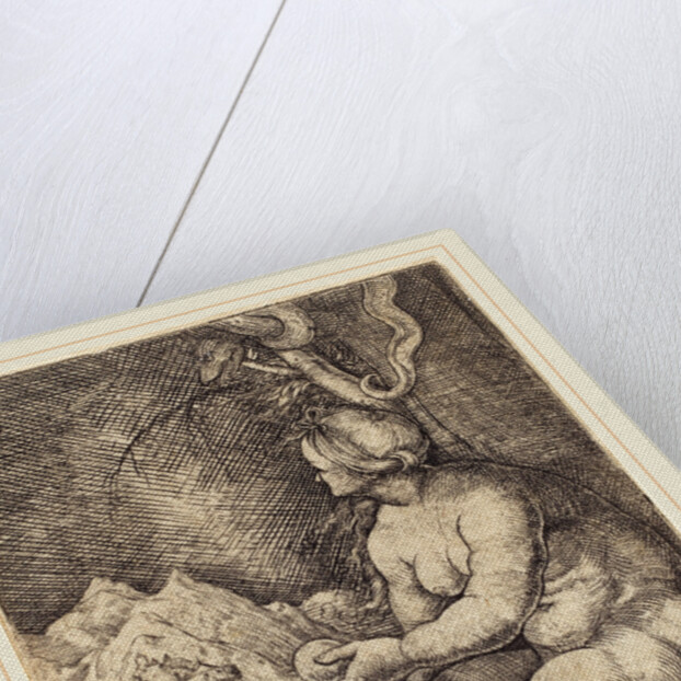 Eve Seated, 1519 by Sebald Beham