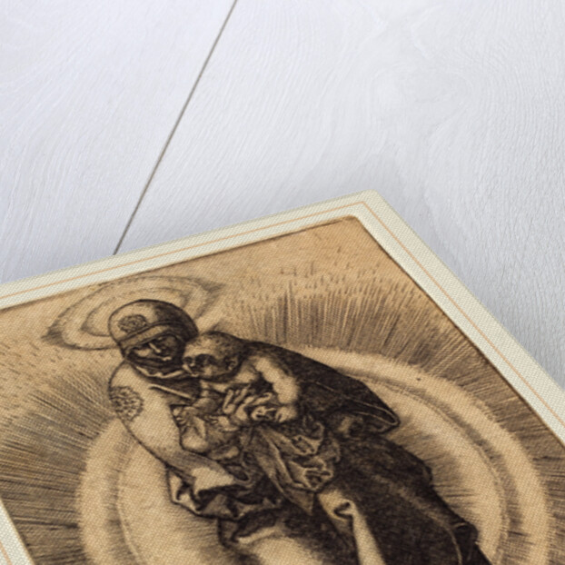 Madonna on the Half Moon, 1520 by Sebald Beham