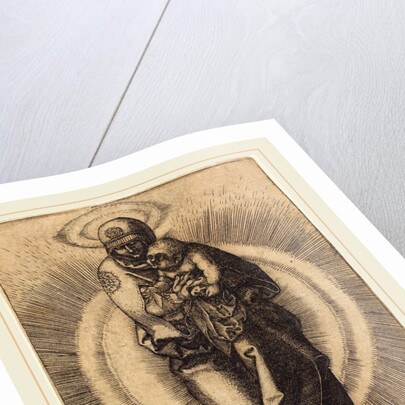 Madonna on the Half Moon, 1520 by Sebald Beham