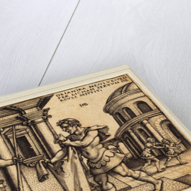 Lycus Bringing the Garment of Nessus to Hercules by Sebald Beham