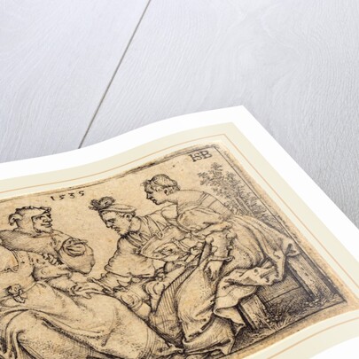 Two Loving Pairs with Clown, 1535 by Sebald Beham