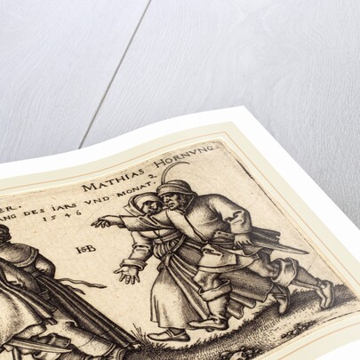 January and February, 1546 by Sebald Beham