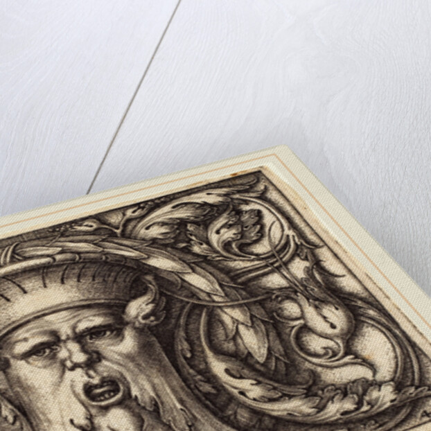 Ornament with a Mask, 1543 by Sebald Beham