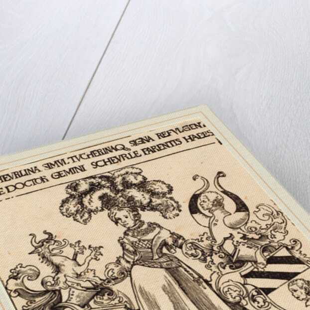 Bookplate of Scheurl and Tucher by Lucas Cranach the Elder