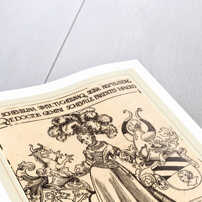 Bookplate of Scheurl and Tucher by Lucas Cranach the Elder