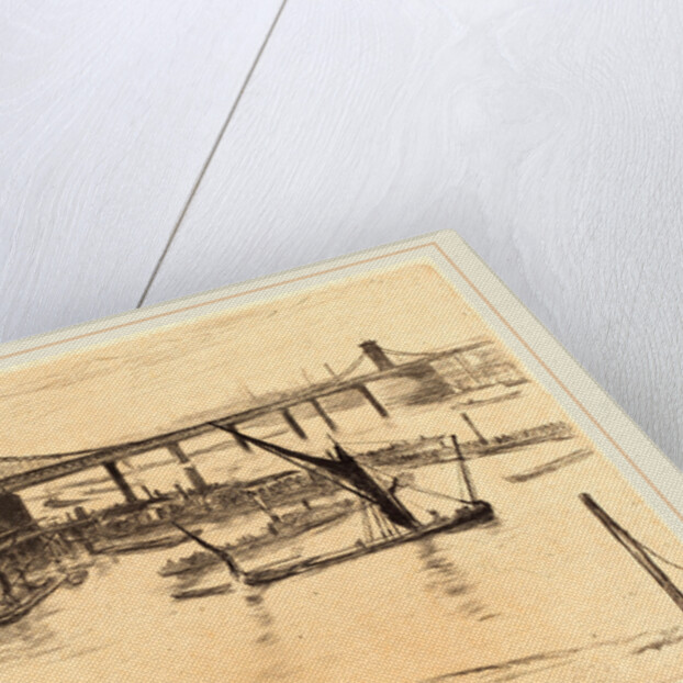 Old Hungerford Bridge, 1861 by James McNeill Whistler