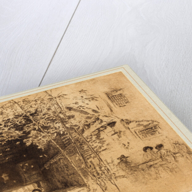 The Traghetto, No.II, 1880 by James McNeill Whistler