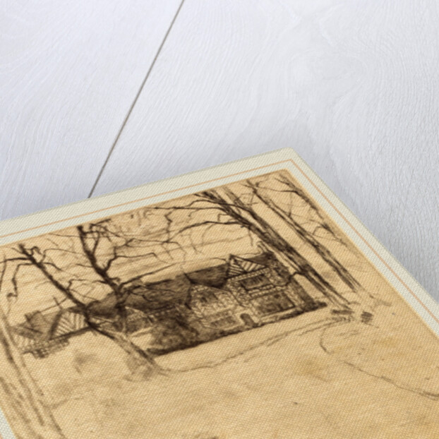Speke Hall, No.1, 1870 by James McNeill Whistler
