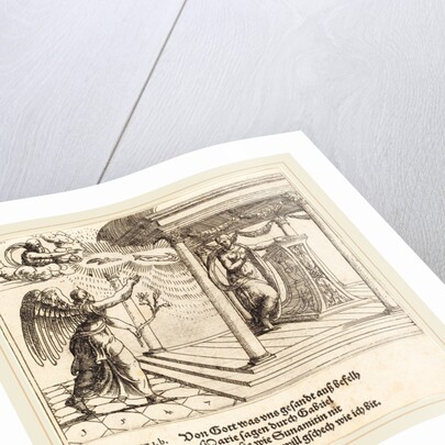 The Annunciation, 1547 by Augustin Hirschvogel