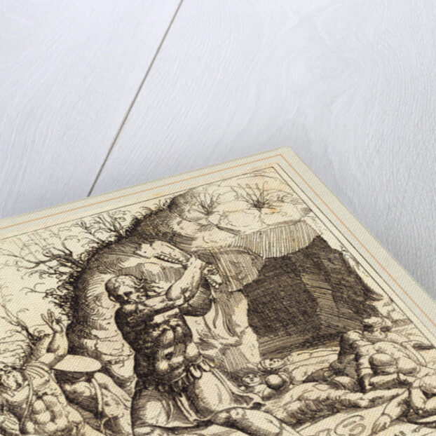 Samson Slays the Philistines by Augustin Hirschvogel