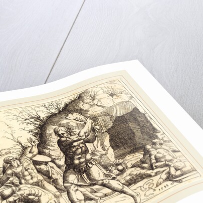 Samson Slays the Philistines by Augustin Hirschvogel