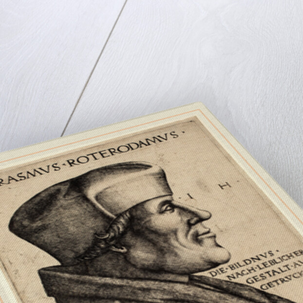 Erasmus of Rotterdam by Hieronymus Hopfer