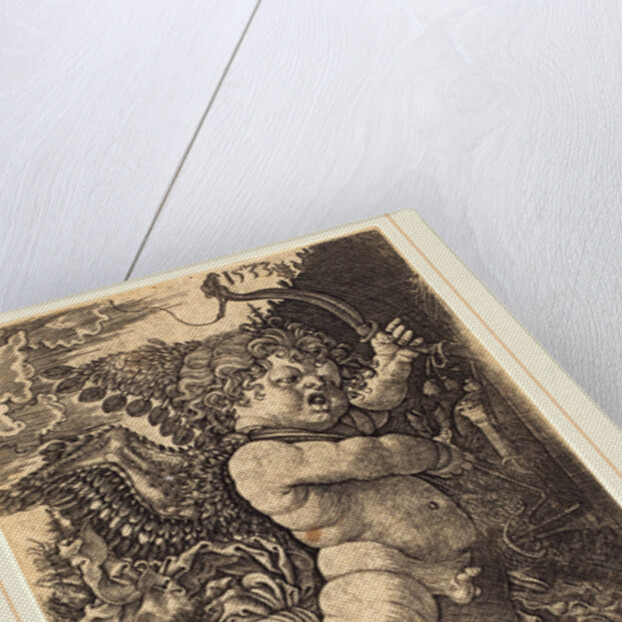 Cupid Balancing on a Globe, 1533 by Master H.L.