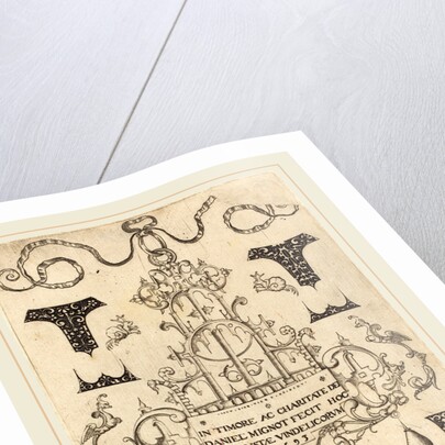Title Page: Pendant, Surrounded by Eight Small Studs, 1593 by Daniel Mignot