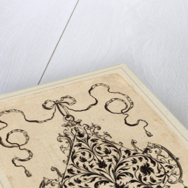 Large Pendant, Ornamental Foliage Design, 1596 by Daniel Mignot