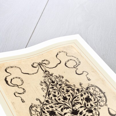 Large Pendant, Ornamental Foliage Design, 1596 by Daniel Mignot