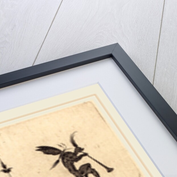 Brooch with Fantasy Creatures Blowing Horns at Top and Winged Griffins at Bottom, 1596 by Daniel Mignot