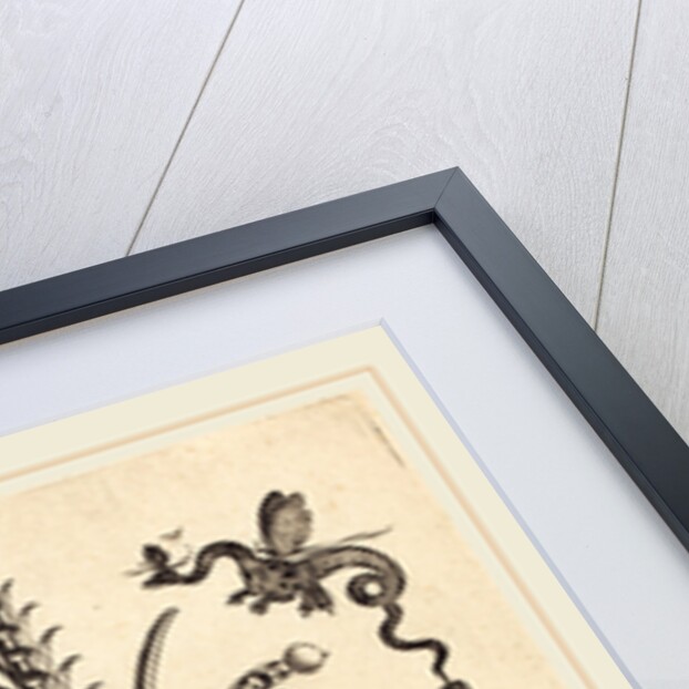 Brooch with Table-Stones, Dragons at Top, andWinged Monsters Blowing Horns at Bottom, 1596 by Daniel Mignot