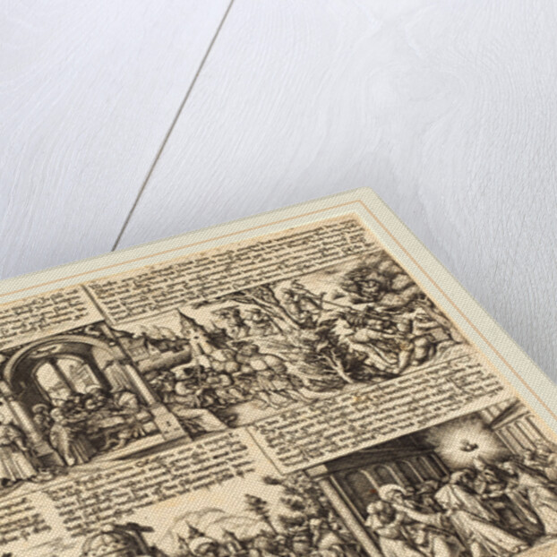 Jesus Christ Giving the Mission to the Apostles and Other New Testament Scenes by Daniel Hopfer I