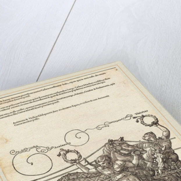 The Triumphal Chariot of Maximilian I plate 6 of 8, 1522 by Albrecht Dürer