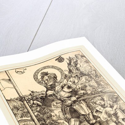 Saint George Standing, with Two Angels, 1506 by Lucas Cranach the Elder