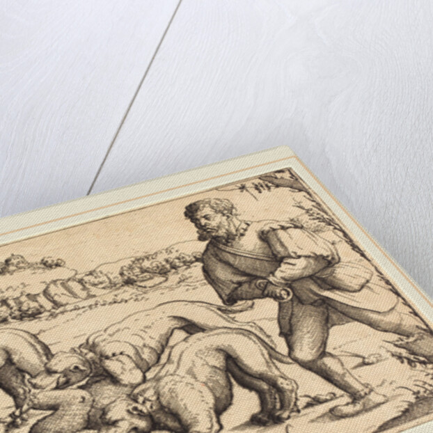 Bear Hunt, 1545 by Augustin Hirschvogel