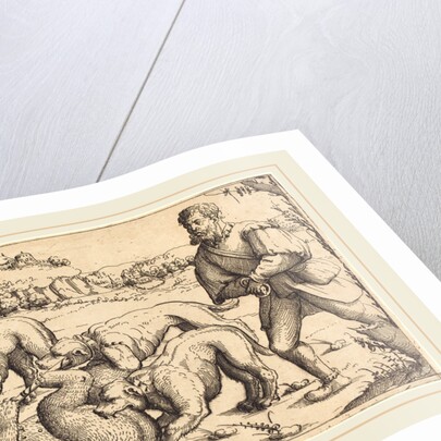 Bear Hunt, 1545 by Augustin Hirschvogel