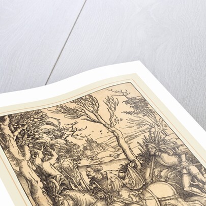 The Knight on Horseback and the Lansquenet by Albrecht Dürer