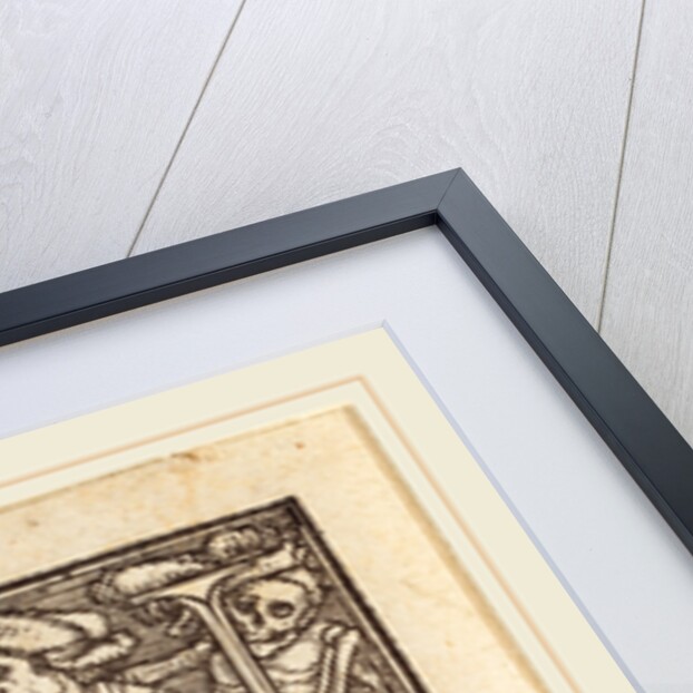 Letter N by Hans Holbein the Younger