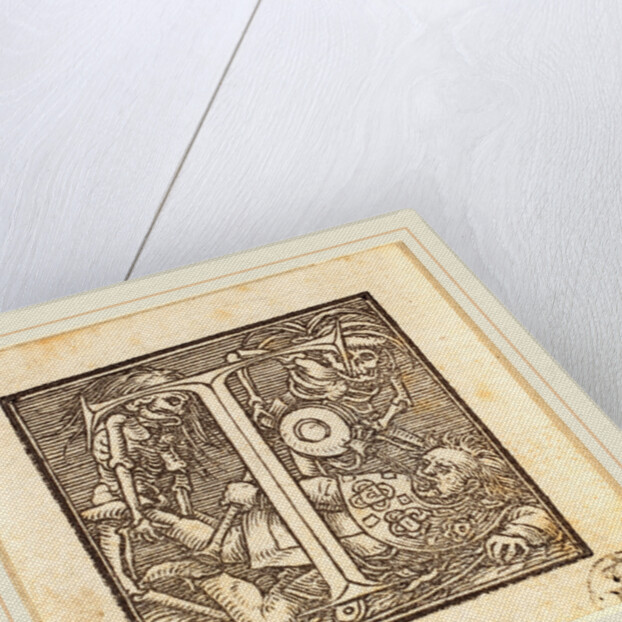 Letter T by Hans Holbein the Younger