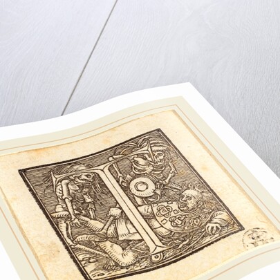 Letter T by Hans Holbein the Younger