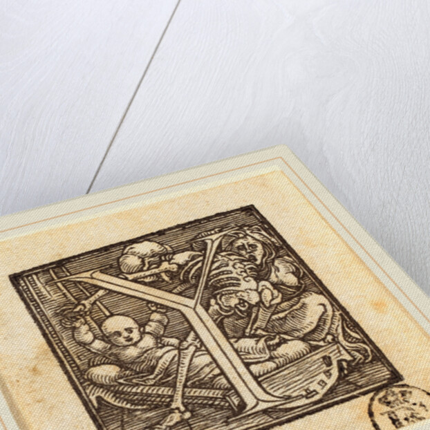 Letter Y by Hans Holbein the Younger