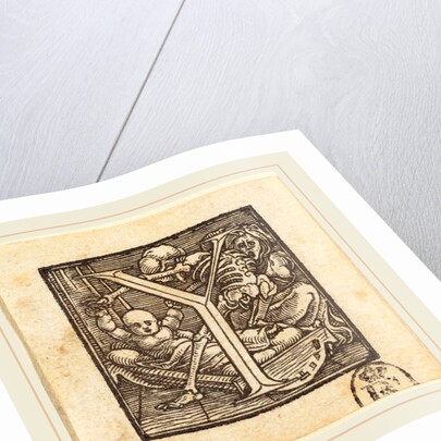 Letter Y by Hans Holbein the Younger