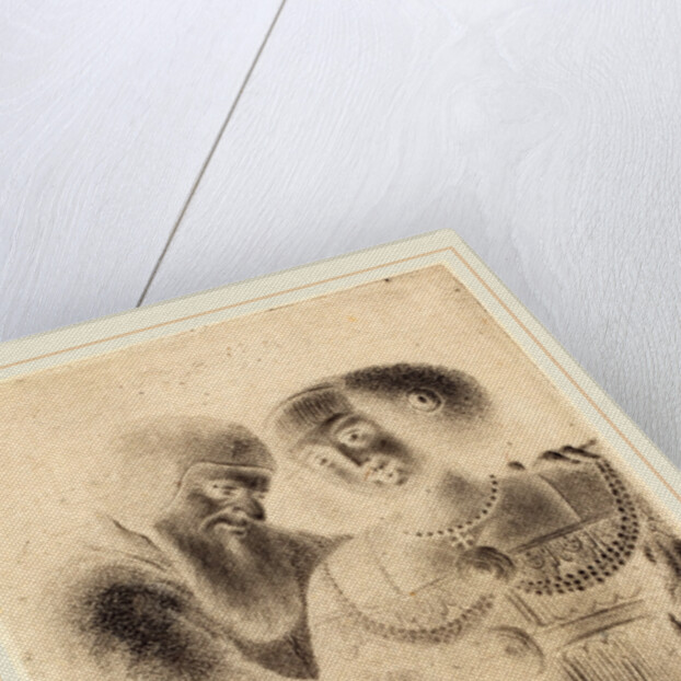 Man and Woman Embracing, stipple by Master NW