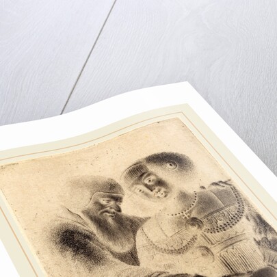 Man and Woman Embracing, stipple by Master NW