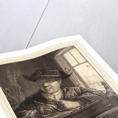 Self-Portrait with a Spider in the Window, 1758 by Georg Friedrich Schmidt