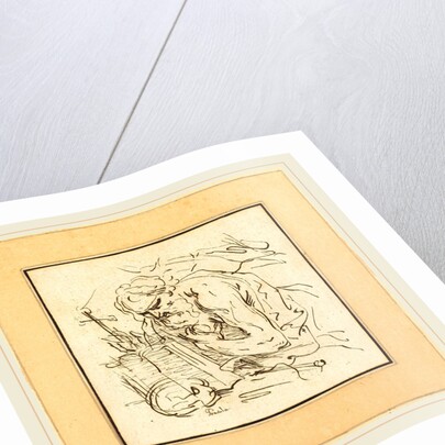 Saint Jerome by Johann Gottlieb Prestel