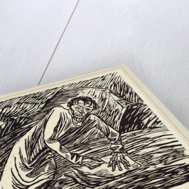 The Writing Prophet by Ernst Barlach