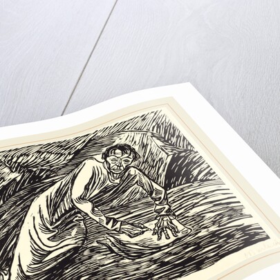 The Writing Prophet by Ernst Barlach