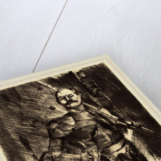 Der Fahnenträger by Lovis Corinth