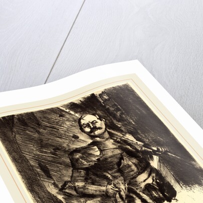 Der Fahnenträger by Lovis Corinth